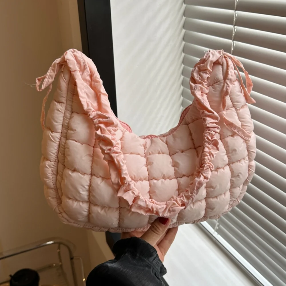 Bubble Bliss Ruched Bag - Blush Pink - Picture 9 of 10